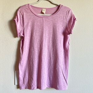 Lilac We The Free Cap Sleeve Shirt Size Large